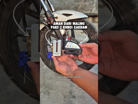 Gembok Anti Maling ❗ #gembokcakram #gembokantimaling #gembokcakramalarm #gembokcakramamericansecure