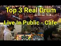 Download Lagu 3 Momen Terbaik Real Drum Live Ke Publik!! Di Cafe RAMAI..!!