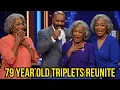 Steve Harvey Stops Family Feud When 79-Year-Old Meets Triplet Sisters She Never Knew Existed