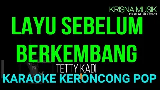 Download LAYU SEBELUM BERKEMBANG TETTY KADI KARAOKE KERONCONG NADA PRIA MP3