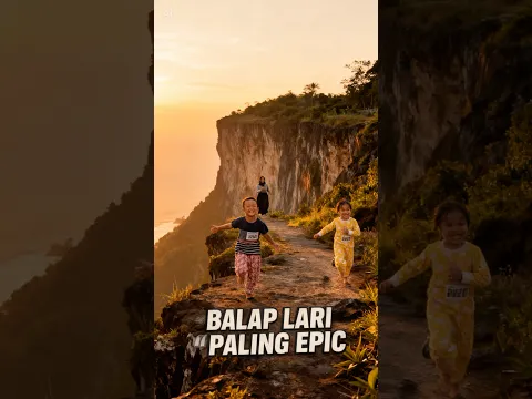 2 ANAK vs 1 EMAK! Lomba Lari Paling Rusuh Sedunia 🏁🤣