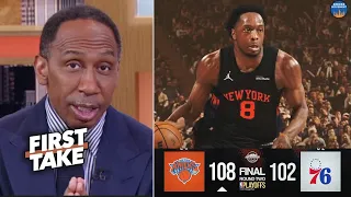 FIRST TAKE | OG is crucial to New York’s success! - Stephen A. Smith on Knicks' Game 2 win vs. 76ers