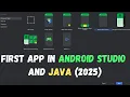 Creating Your First App in Android Studio with Java 2025