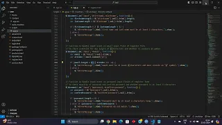 Client-Side Scripting Lab 2 jQuery Form Validation