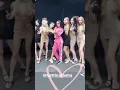 Lagu Queens MOMOLAND @MMLD_Official reunites with @NattiNatasha at Premios Juventud BTS Photoshoot
