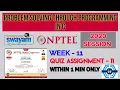 Problem solving through Programming In C - NPTEL WEEK 11 QUIZ ASSIGNMENT SOLUTION