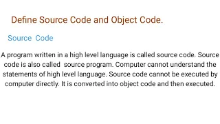 Programming Lecture Source code code translators