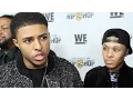 Diggy Simmons Russell Simmons II interview Growing Up Hip Hop Premiere in NYC