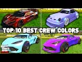 The Top 10 Best Crew Colors In GTA 5 Online Modded Crew Colors Bright Colors More