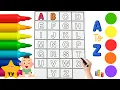 Alphabet Coloring for Kids Learn A to Z Letters Fun Coloring Pages