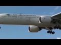 Lagu Garuda Indonesia Boeing 777-300 PK-GIA Landing London Heathrow 27L