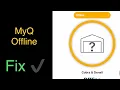 MyQ off line fix How to fix your myq phone app when it goes off line