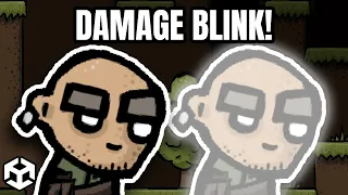 Unity Tutorial How To Make Characters Blink on Damage - URP Sprite Shader
