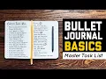 How to Organize a Bullet Journal with the Master Task List