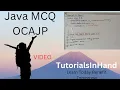 Java MCQ 4 with explanation OCAJP Certification