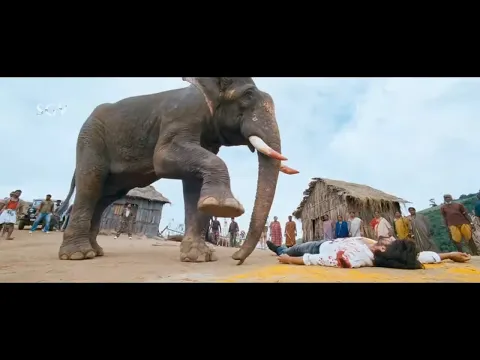 Download MP3 Elephant Is Waking Up Yash To Hit Rowdies Super Scene | Gajakesari Kannada Movie