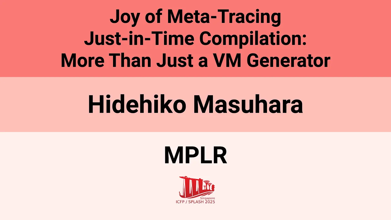 [MPLR'25] Joy of Meta-Tracing Just-in-Time Compilation: More Than Just a VM Generator