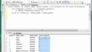 SQL Group By Having Min Max Sum