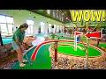 We Found an AWESOME Indoor Mini Golf Course