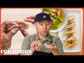Download Lagu How A Japanese Chef Makes Gyoza (3 Traditional Styles) | Passport Kitchen | Epicurious