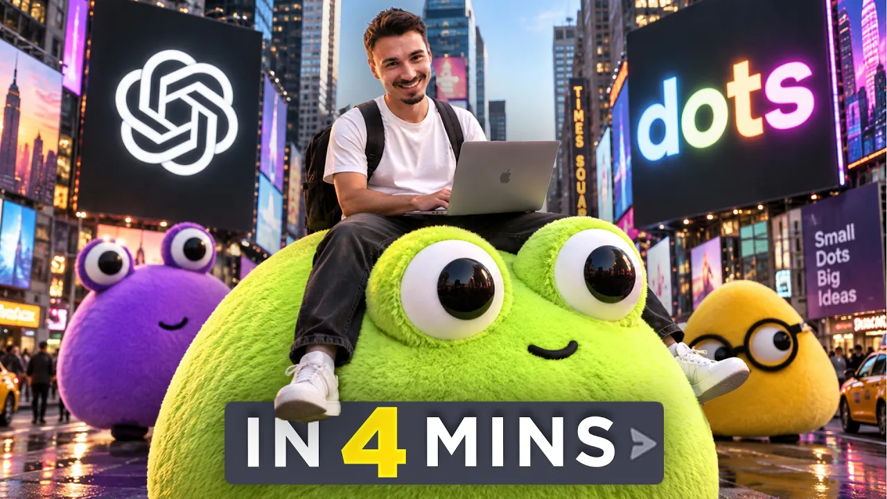 How ChatGPT Dots Can Change Your Life in 4 Minutes: video thumbnail