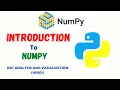 Python NumPy Introduction Hindi