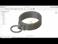 How to make a collar in fusion 360
