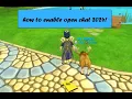 Wizard101 how to enable open chat in 2024