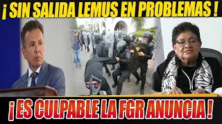 ¡ DE ULTIMA HORA ! LA FGR VA POR LEMUS ES CULPABLE  DE LA REPRESION EN JALISCO LE LLEGO LA HORA