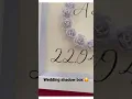 Wedding shadow box