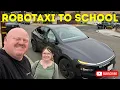 Download Lagu De allereerste Tesla Robotaxi-rit naar school!