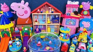 14 Minutes Satisfying with Unboxing Peppa Pig House & swimming pool toys ASMR｜Review Toys