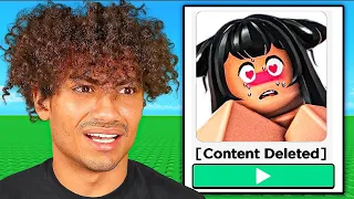I Played BANNED Roblox Games For 24 Hours