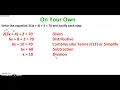 2-5 Algebraic Proof