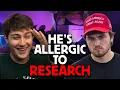 MAGA Bro Makes Up Statistics Gets FACT-CHECKED Hard