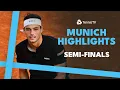 Fritz Battles Garin Rune Faces Struff Munich 2024 Semi-Final Highlights