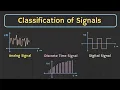 Classification of Signals Explained Types of Signals in Communication