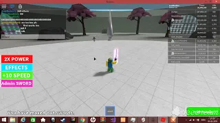 Roblox Sword Simulator Admin Hack