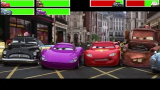 cars 2 2011 final battle with healthbars edited by gabrield2002 