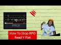 How To Stop RPO Read Y Flat