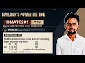 Rayleigh Power Method VTU Model Paper Question with Complete Iterations