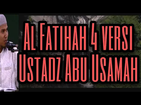 Download MP3 🌕Al Fatihah Abu usamah style