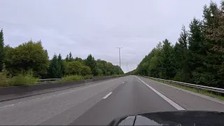Luxembourg → Brussels | 1 Hour Relaxing Drive POV | No Talking, No Music [4K]