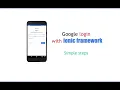 Ionic Google Plus Login integration tutorial Simple steps