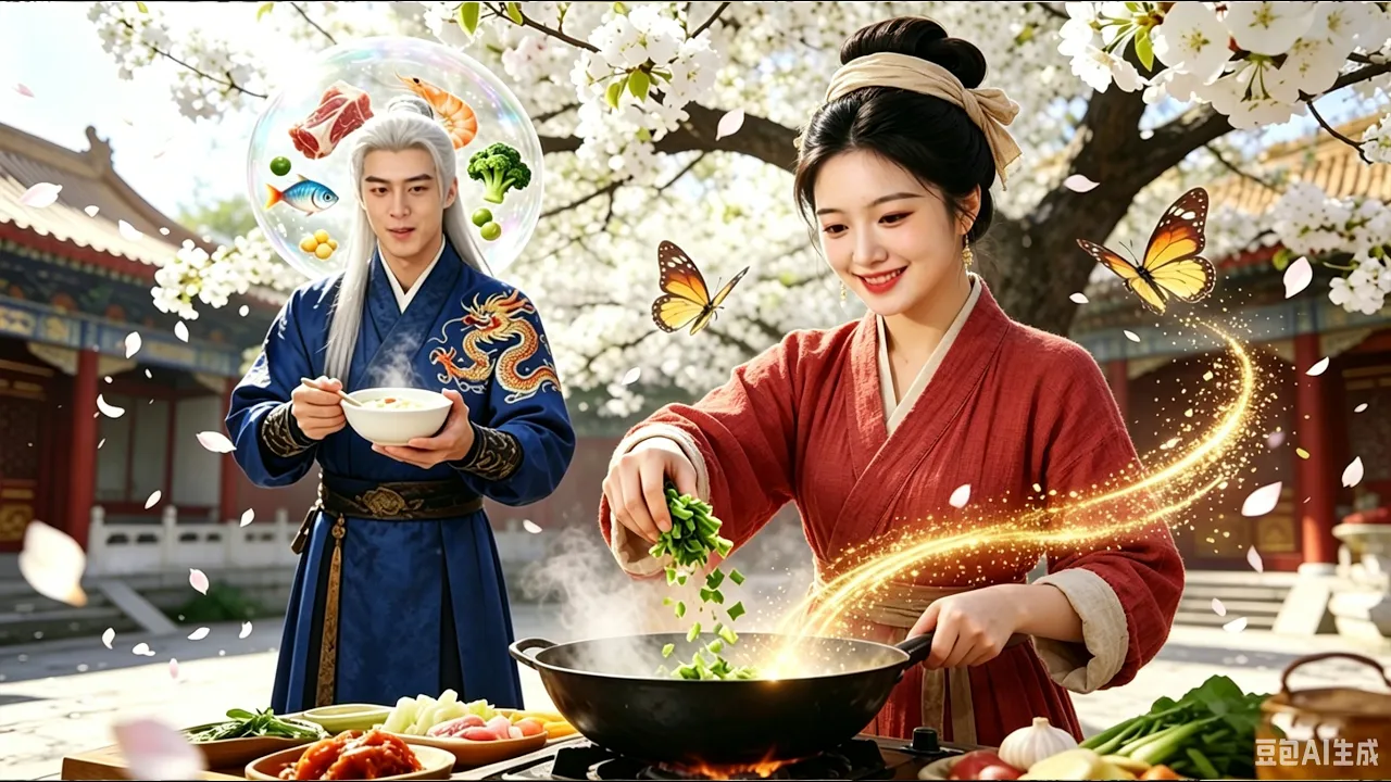 Vua chán ăn giết 99 đầu bếp, lại phát cuồng vì cháo xương heo của hoàng hậu béo!#phimhay poster