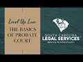 The Basics of Probate Court