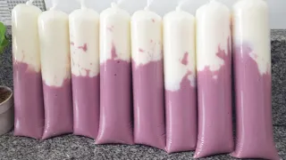 SEM LEITE CONDENSADO E SEM CREME DE LEITE, SUPER CREMOSO.GELADINHO GOUMERT COM SUCO TANG