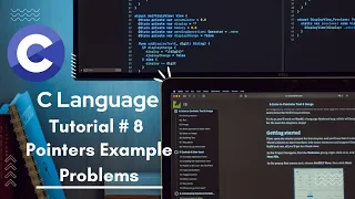 C Language Tutorial 8 Pointers Example Problems