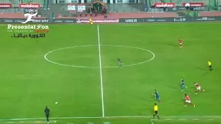 سباق سرعه مابين بكاماني لاعب الأهلي و رامي صبري لاعب إنبي 