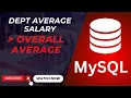 Find Departments with Higher Average Salaries Advanced SQL Query Tutorial for All Levels